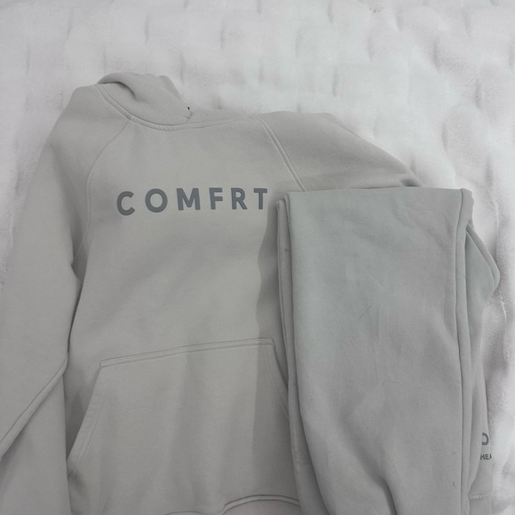 Sweaters - Gray COMFRT Hoodie and Sweatpants Set